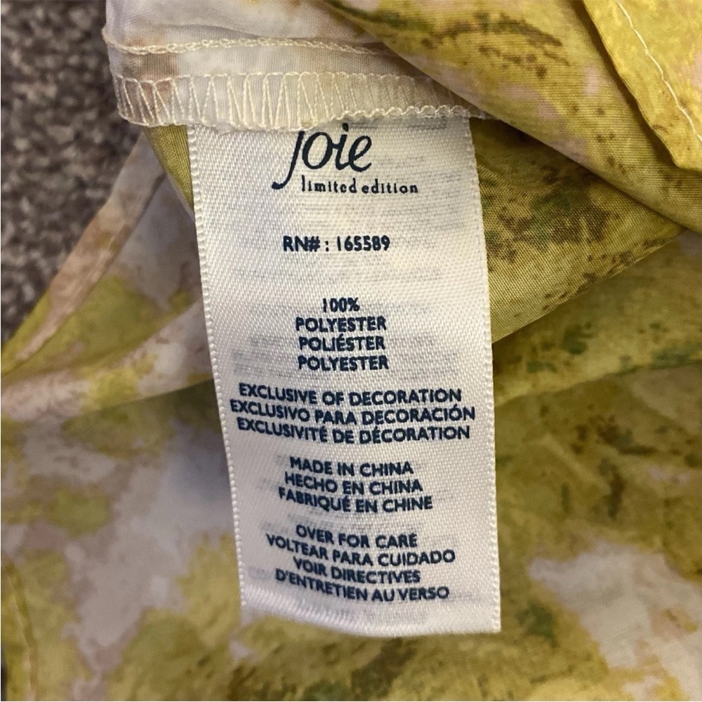 JOIE Limited Edition Womens Sleeveless Top Ruffled Neck Size M - Medium NWT $198 - Picture 14 of 16
